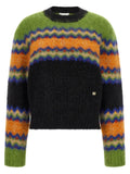 Ganni Multicolor Marabou Cardigan