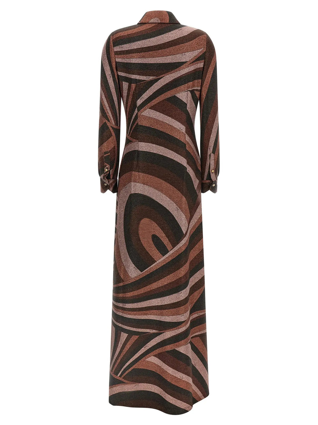 Emilio Pucci Bordeaux Polyamide Long Dress