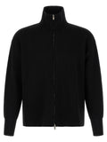 MA'RY'YA Black Virgin Wool Cardigan