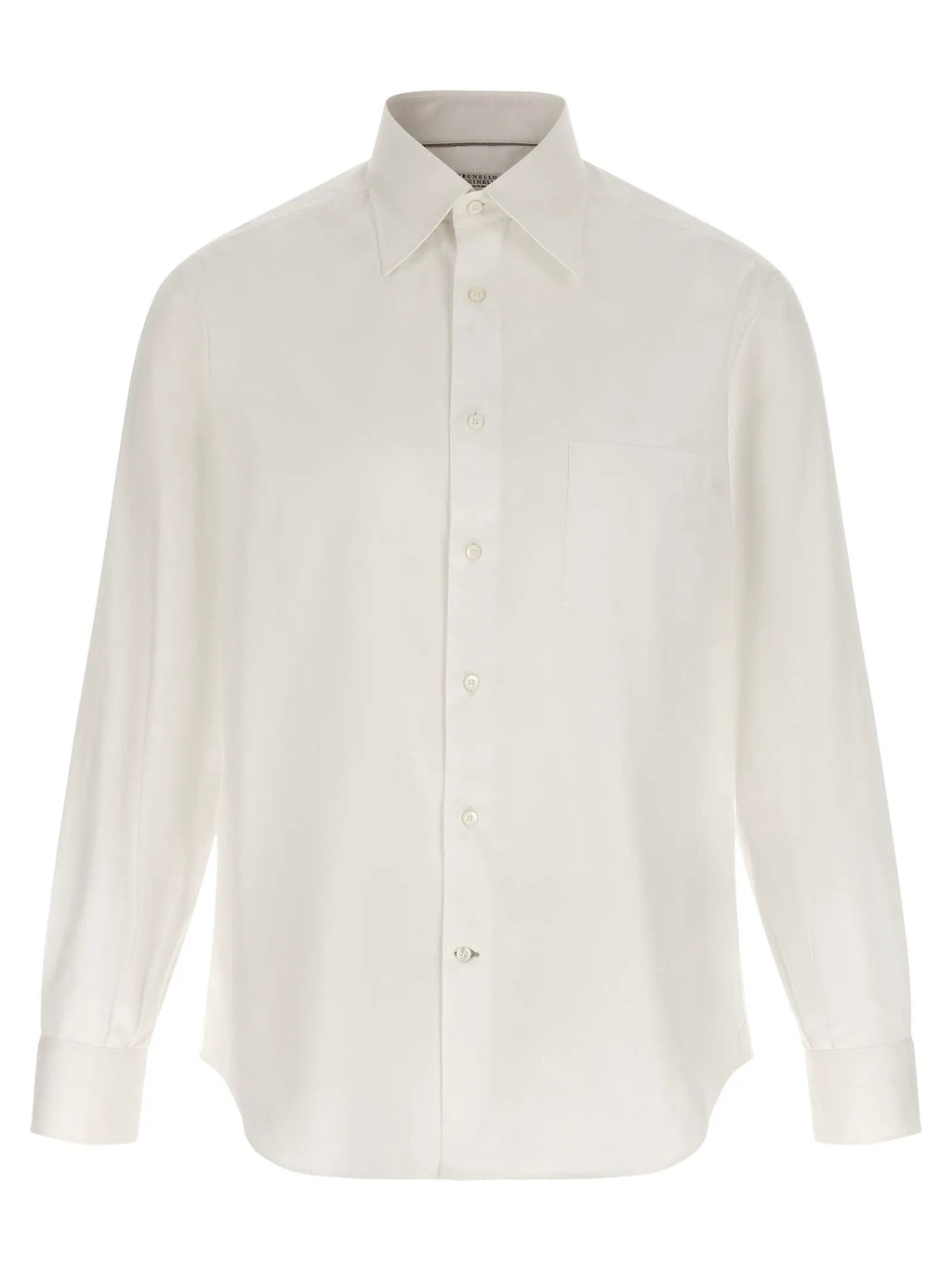Brunello Cucinelli White Cotton Blouse