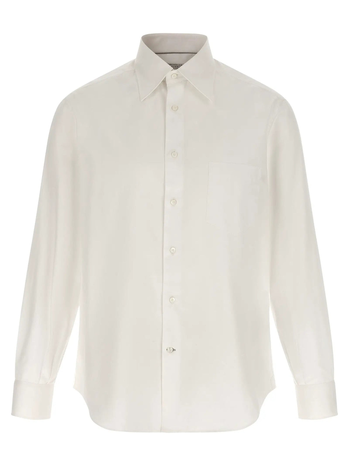 Brunello Cucinelli White Cotton Blouse