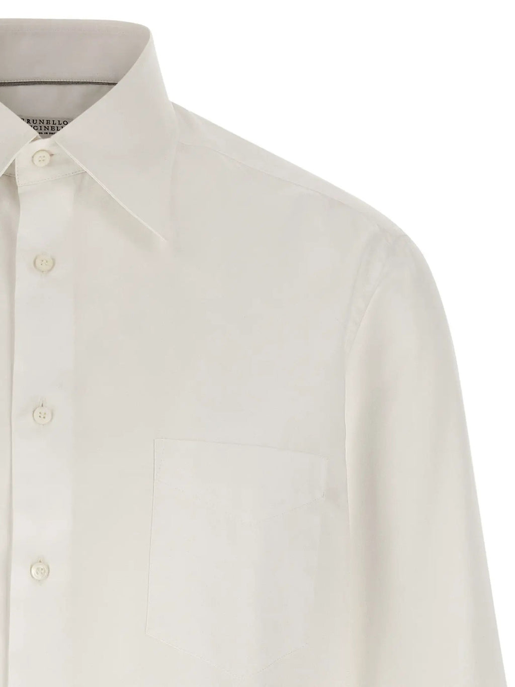 Brunello Cucinelli White Cotton Blouse