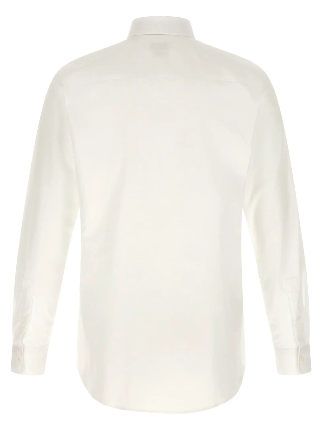 Burberry White Cotton Blouse