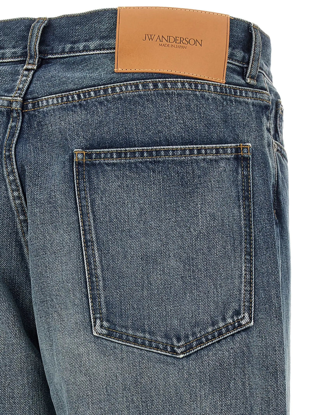 J.W.Anderson Blue Cotton Straight-Leg Jeans