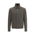 Brunello Cucinelli Brunello Cucinelli Gray Wool Oves Aries Full-Length Jacket