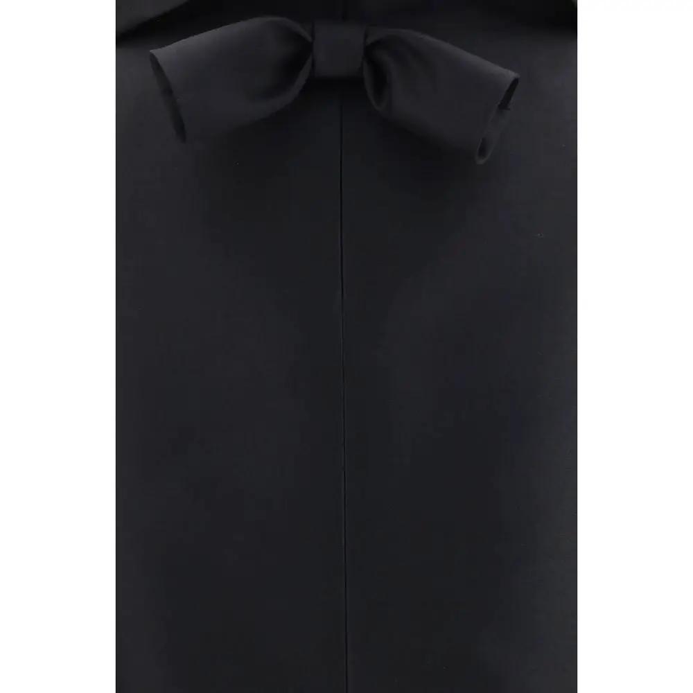 Chemise oversize en laine noire Balenciaga