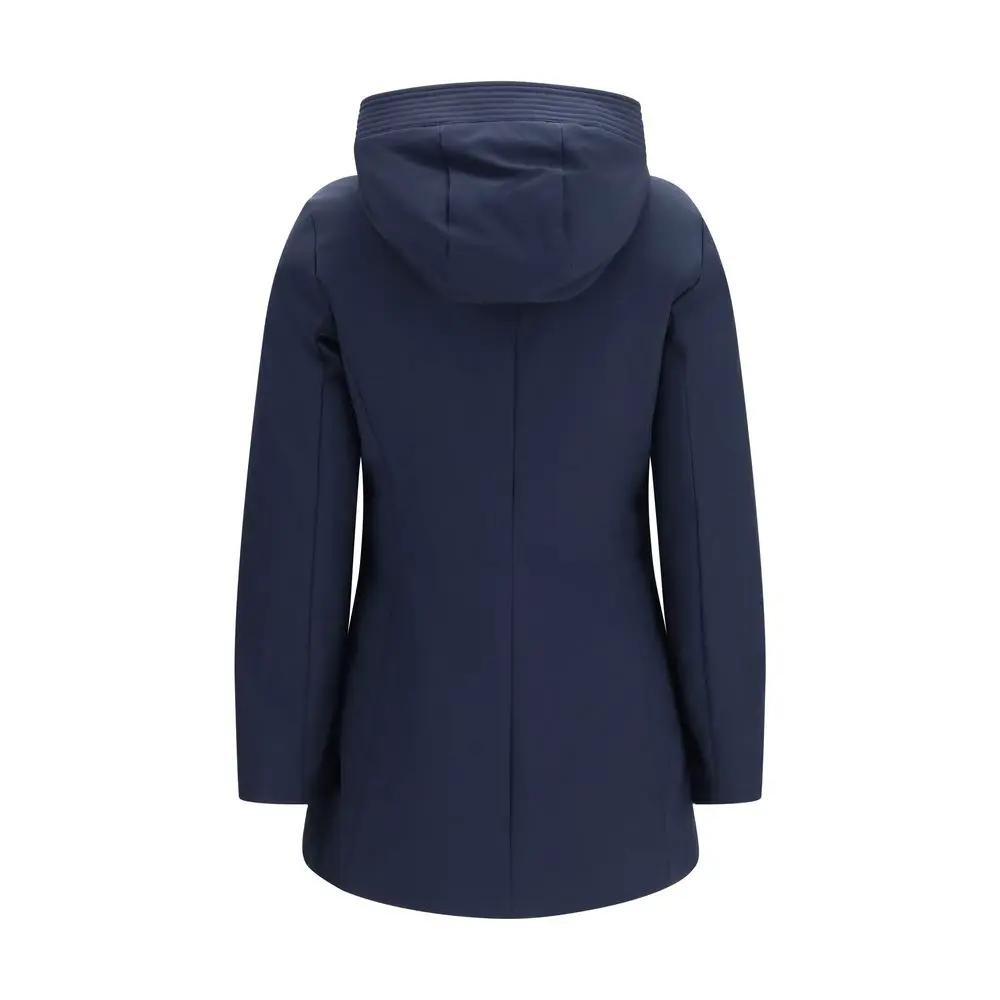 Parka bleu en polyester Woolrich