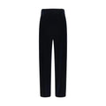 Giorgio Armani Blue Viscose Casual Pants