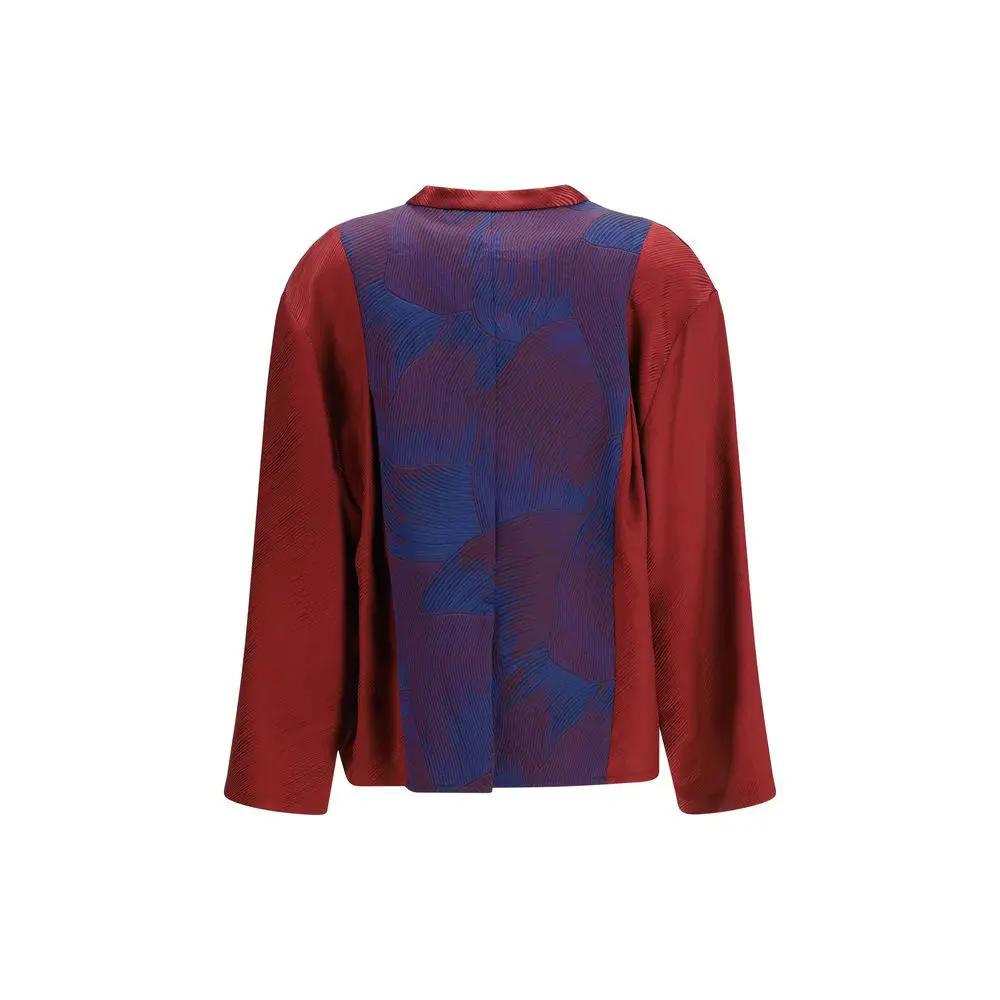Chemise Giorgio Armani à motifs en polyester multicolore