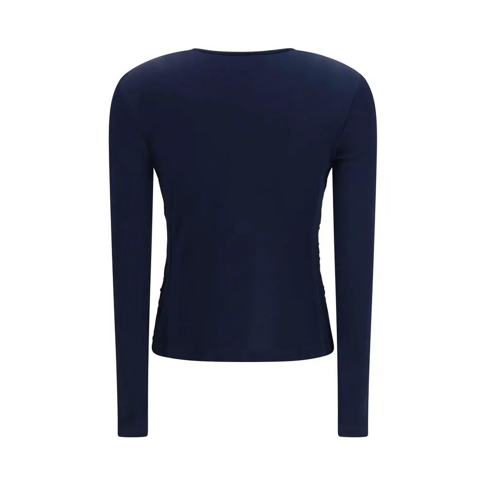 Giorgio Armani Blue Viscose Shirt
