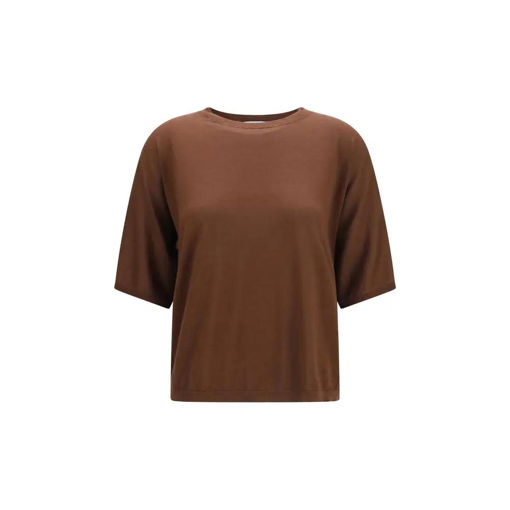 Brunello Cucinelli Sweat-shirt en cachemire marron