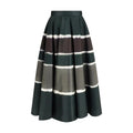 Jupe longue multicolore en polyester Sara Roka