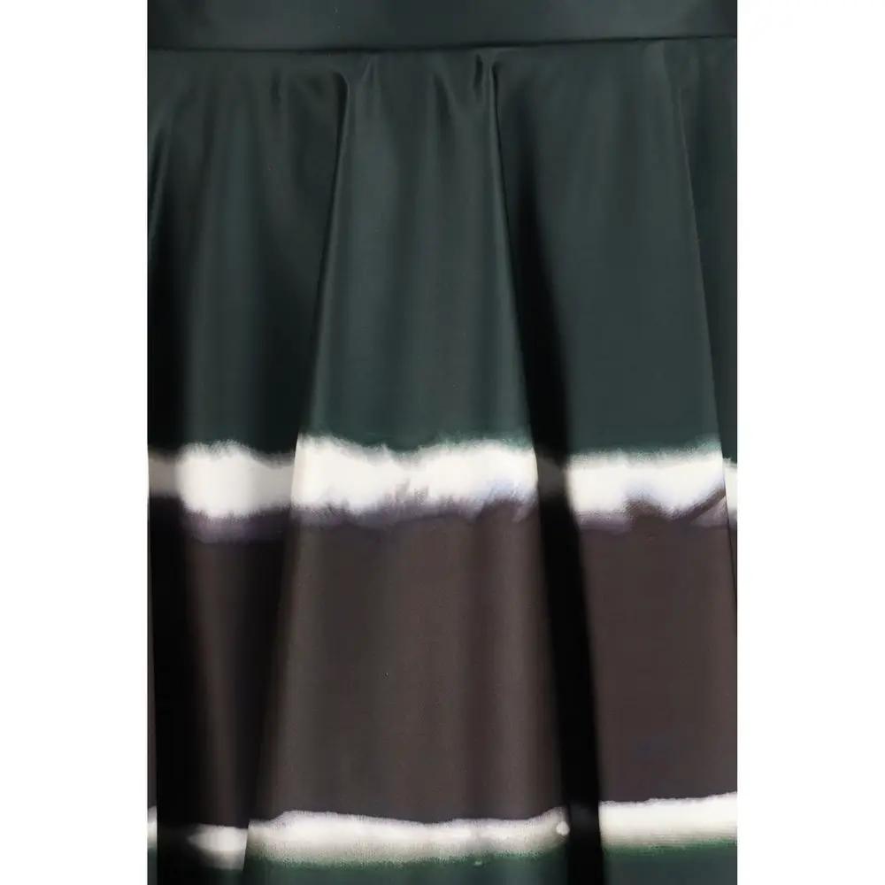 Jupe longue multicolore en polyester Sara Roka
