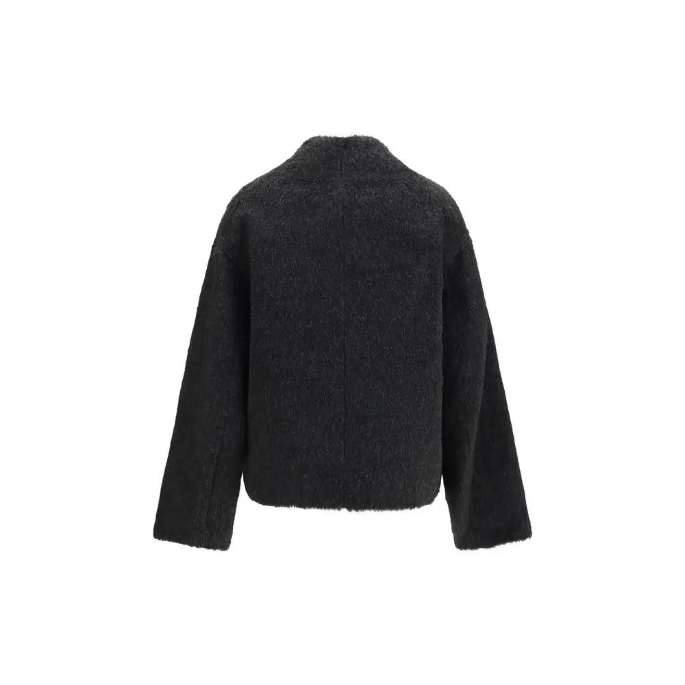 Veste Loulou De Saison en alpaga Vicugna Pacos noir