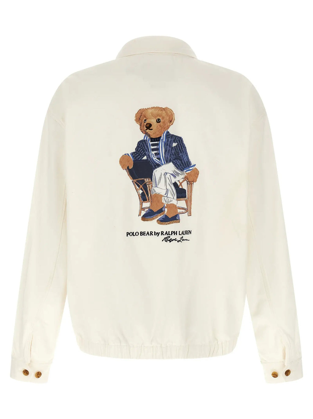 Veste longue en coton blanc Polo Ralph Lauren