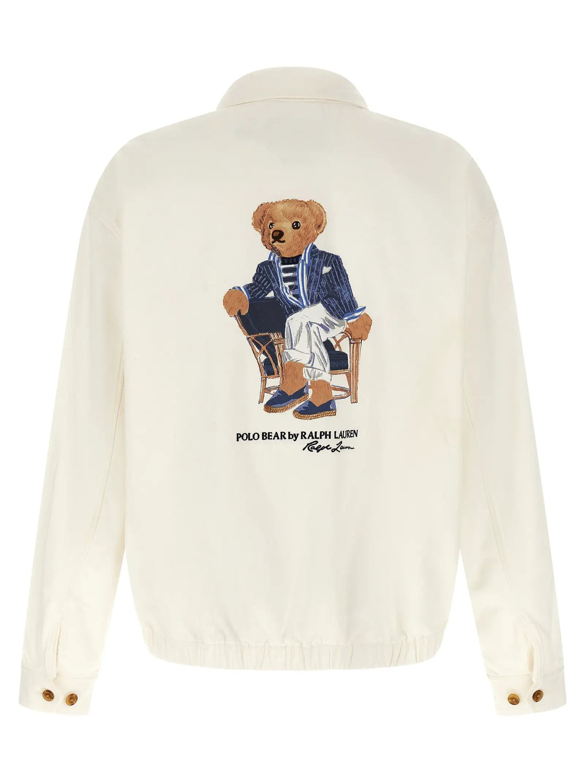 Veste longue en coton blanc Polo Ralph Lauren