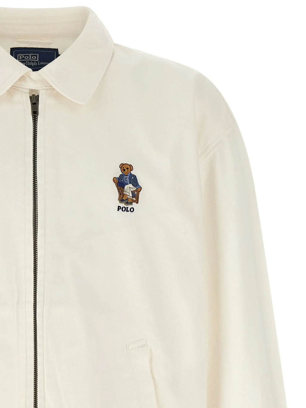 Veste longue en coton blanc Polo Ralph Lauren