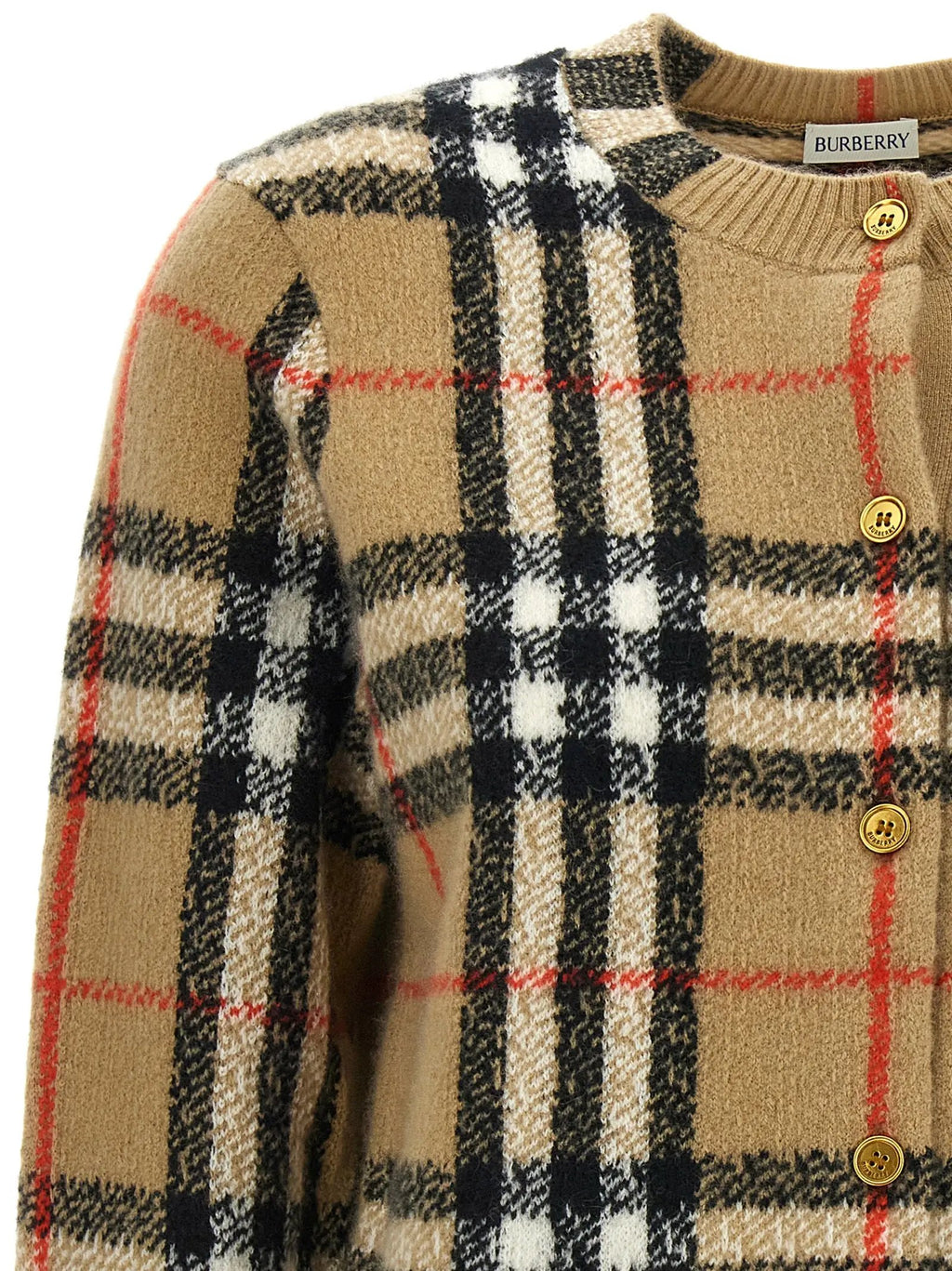Cardigan Burberry en cachemire beige