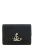 Porte-cartes en cuir de vachette noir Vivienne Westwood