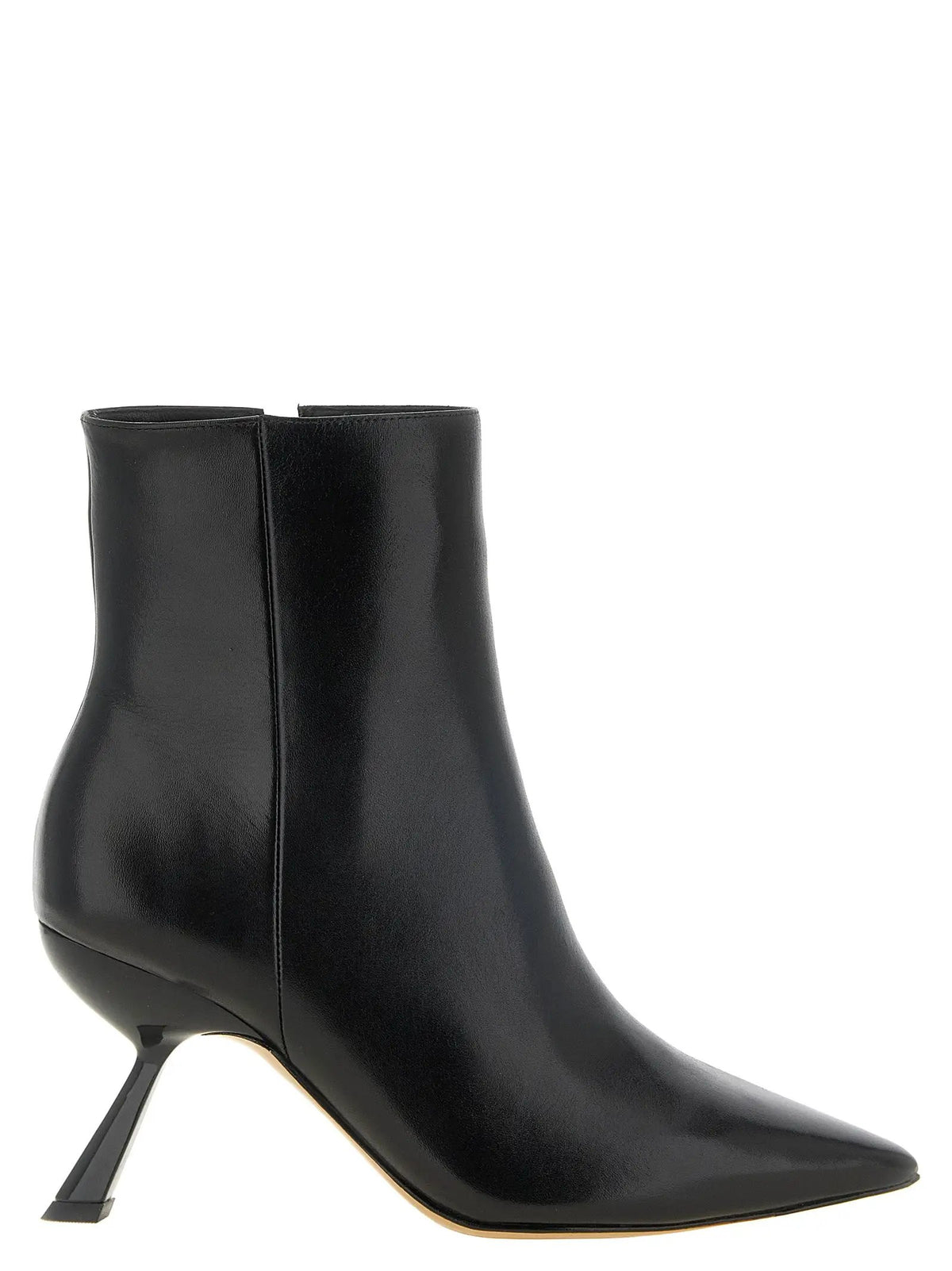 Bottines en cuir de veau noir Alexandre Birman