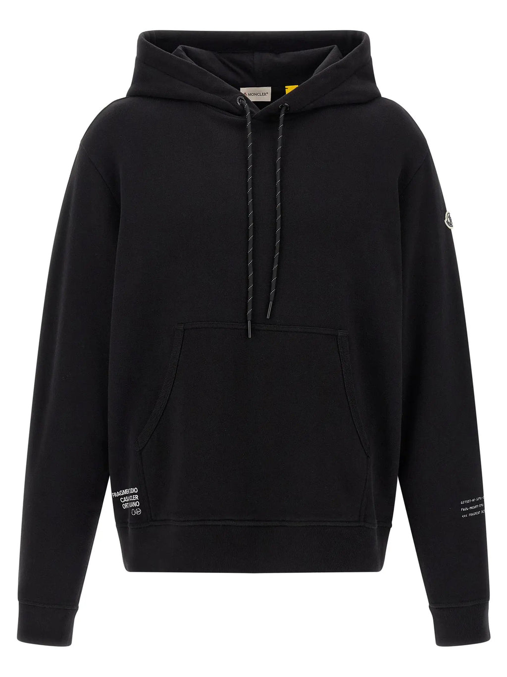Sweat-shirt en coton noir MONCLER GENIUS