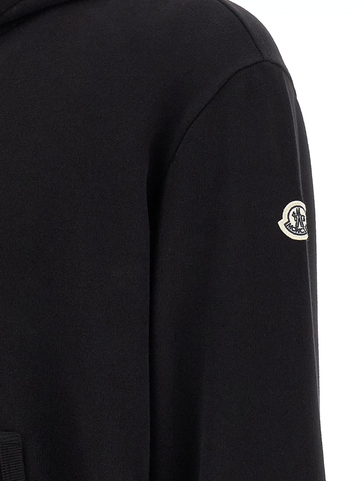 Sweat-shirt en coton noir MONCLER GENIUS