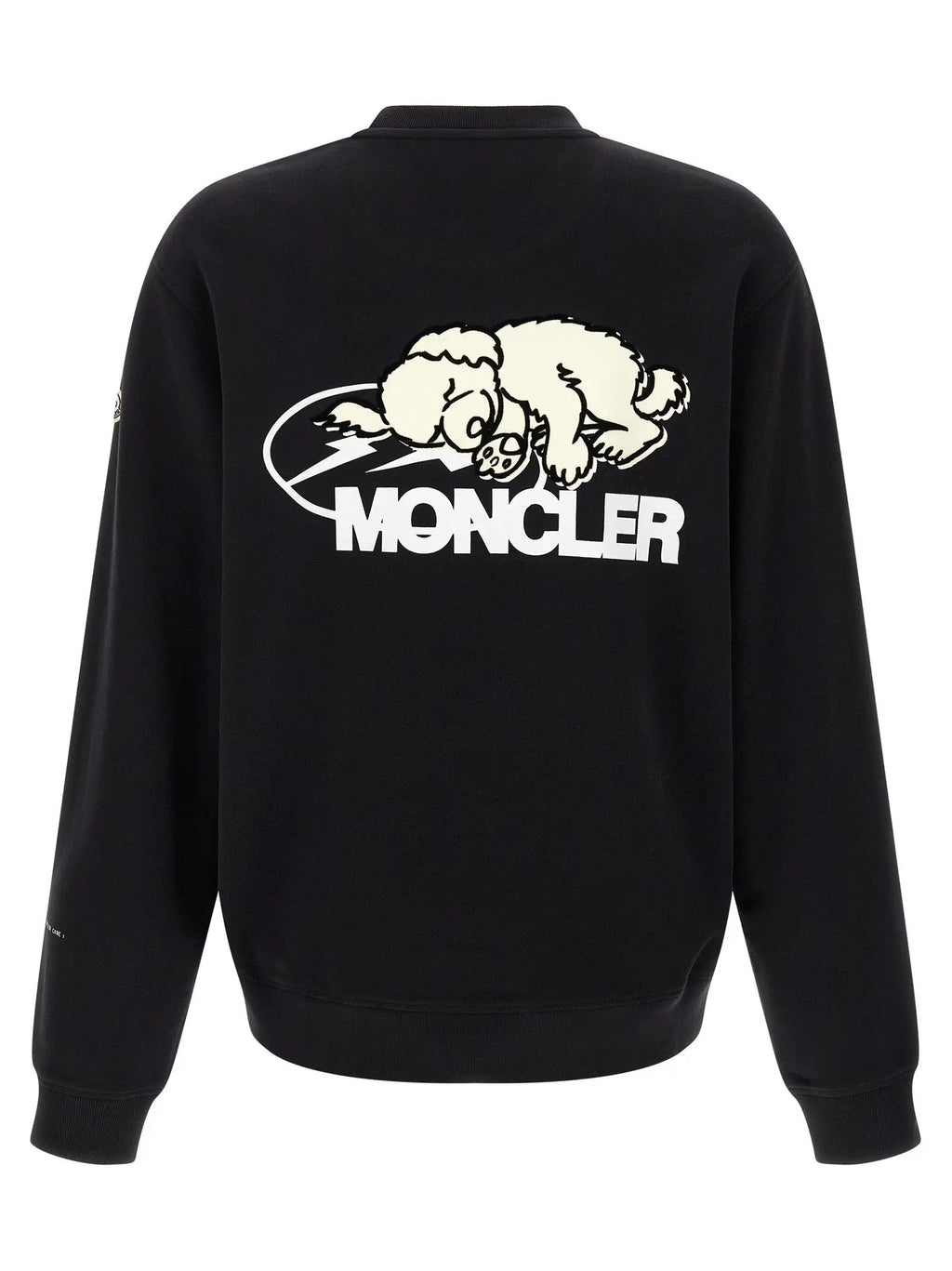 MONCLER GENIUS Black Cotton Sweatshirt