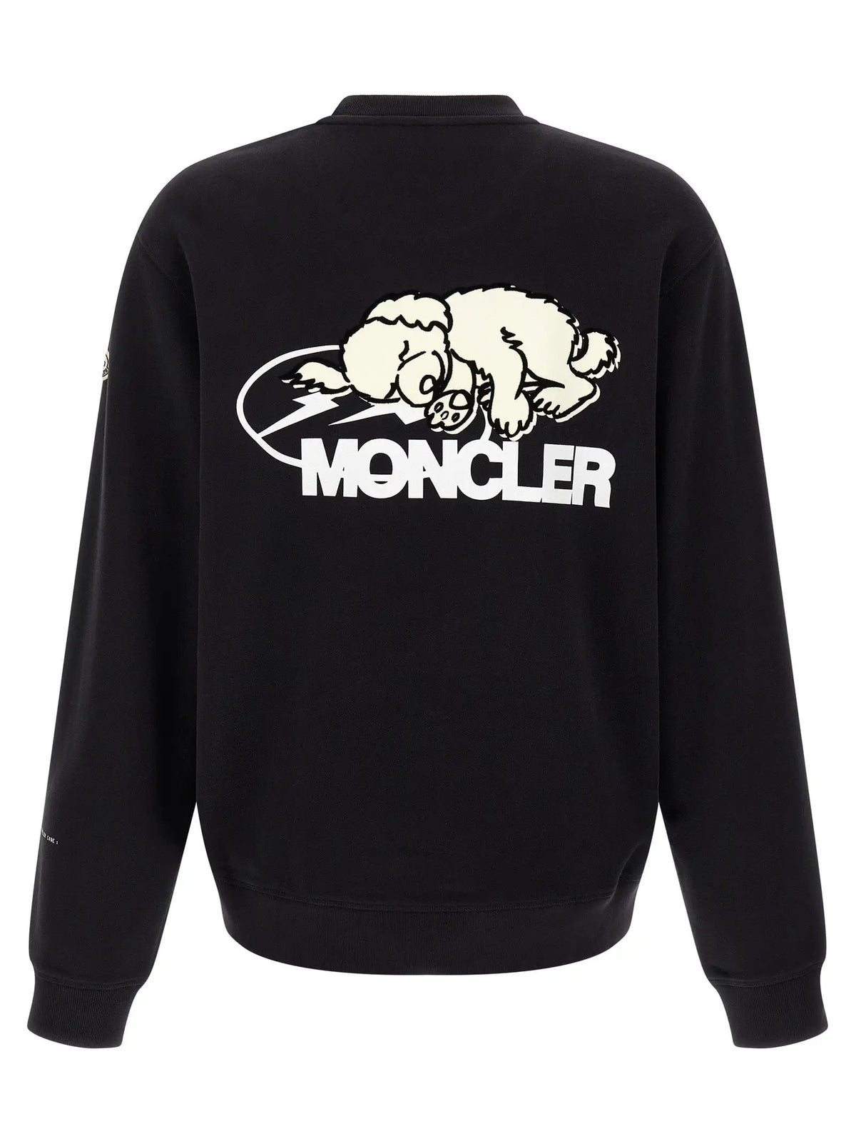 MONCLER GENIUS Black Cotton Sweatshirt