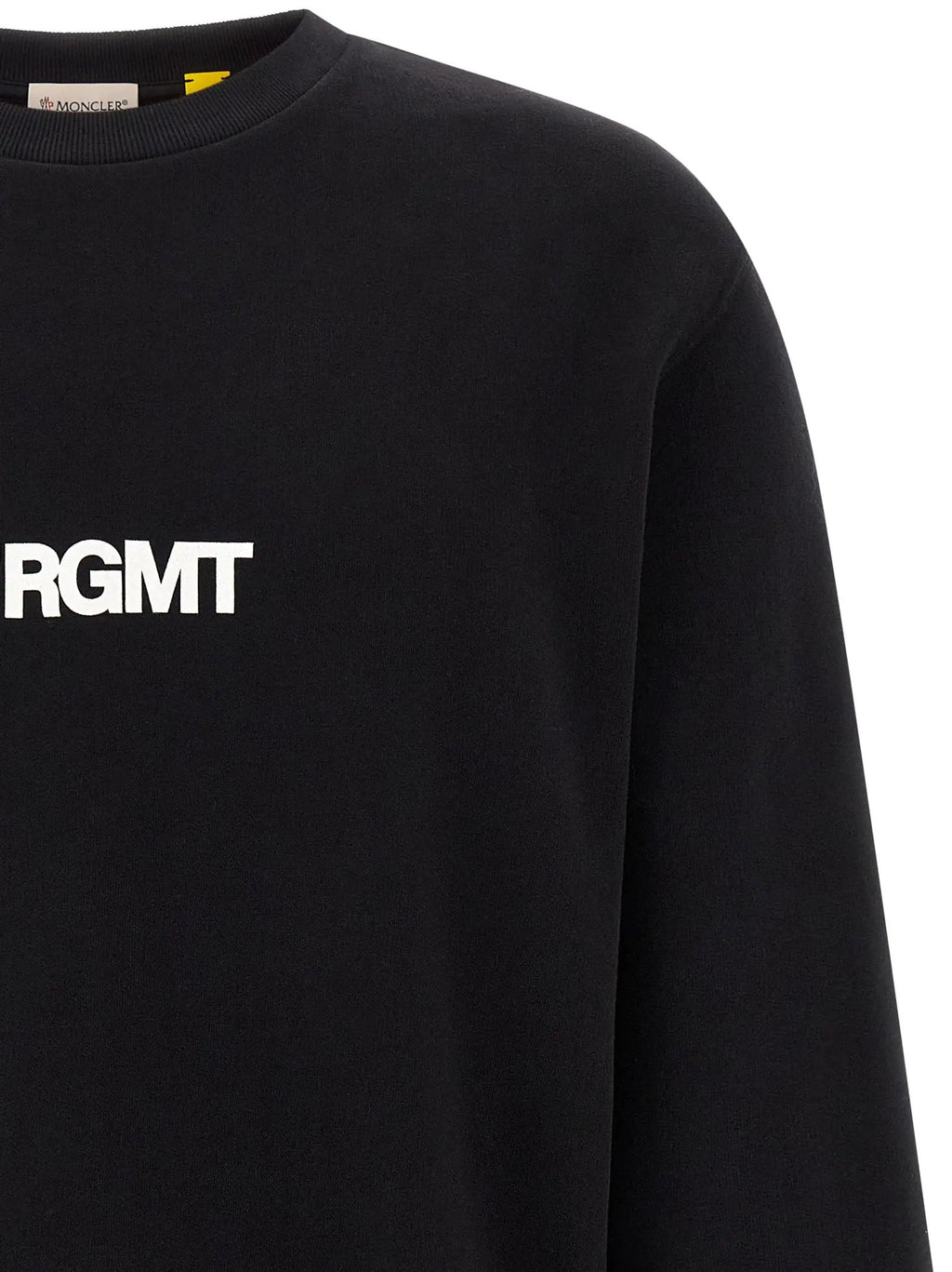 MONCLER GENIUS Black Cotton Sweatshirt