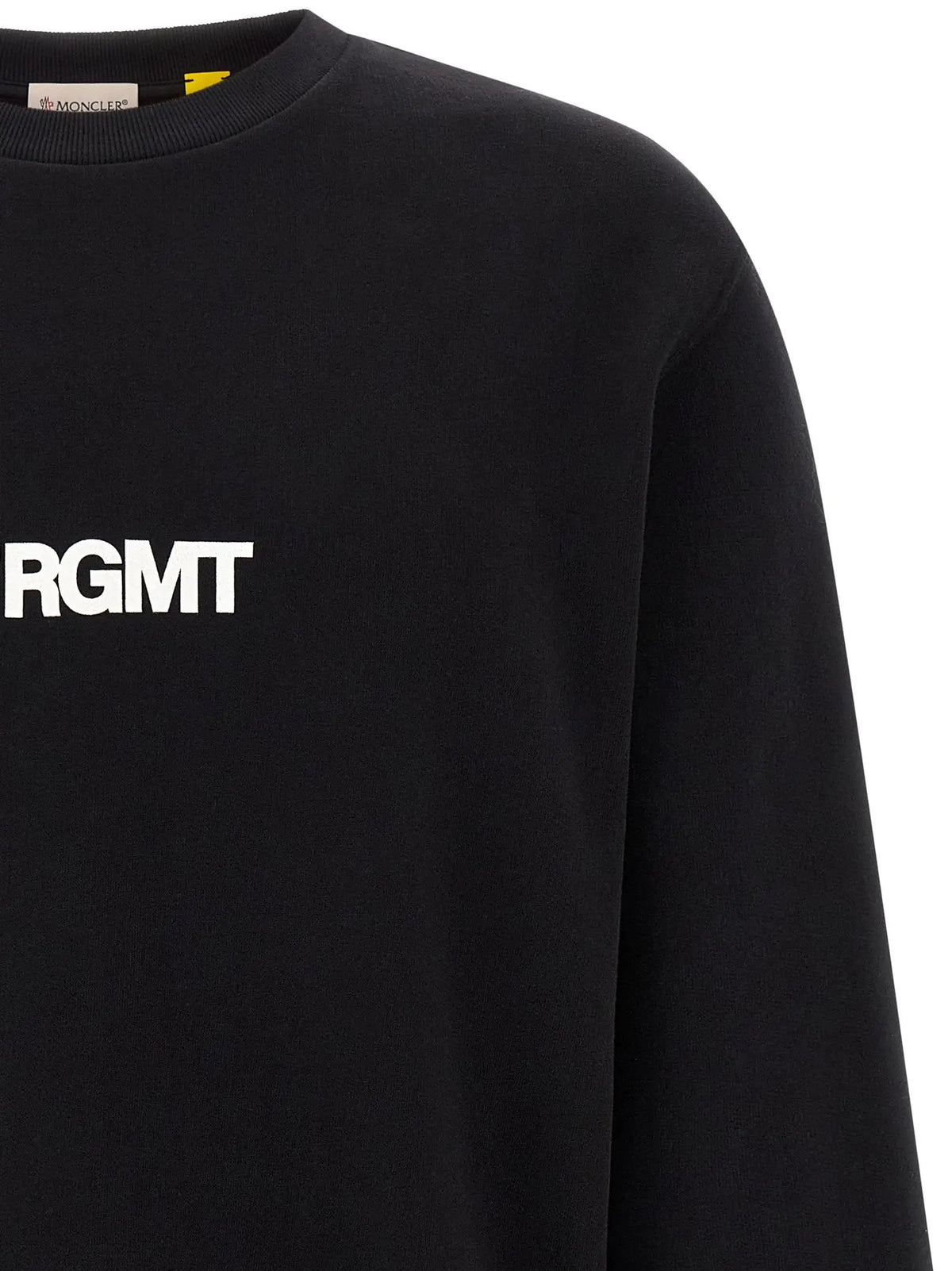 MONCLER GENIUS Black Cotton Sweatshirt