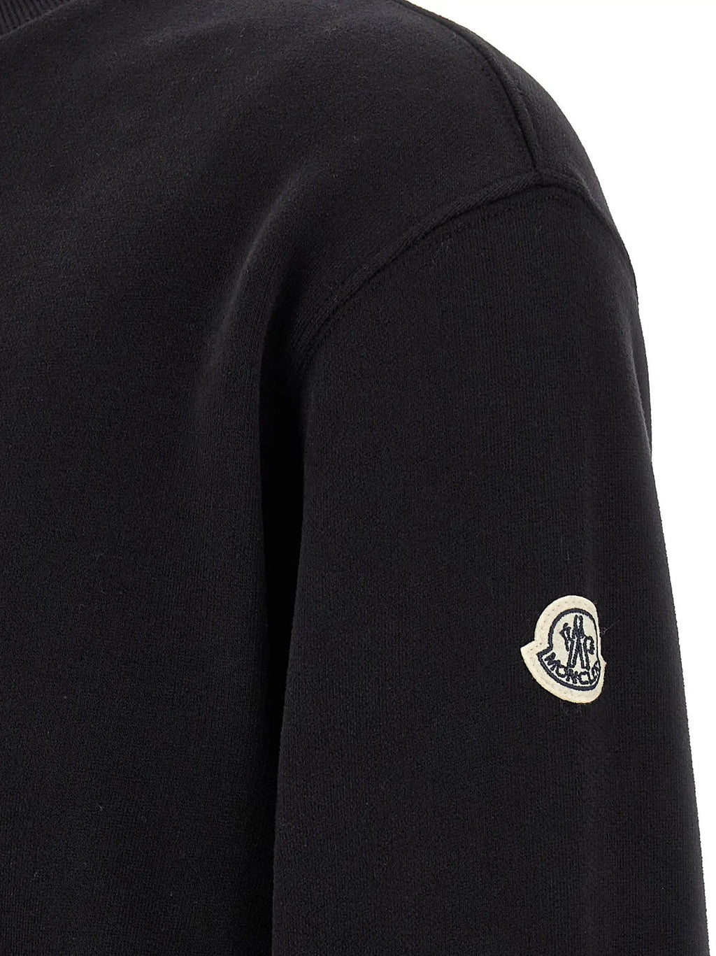 MONCLER GENIUS Black Cotton Sweatshirt