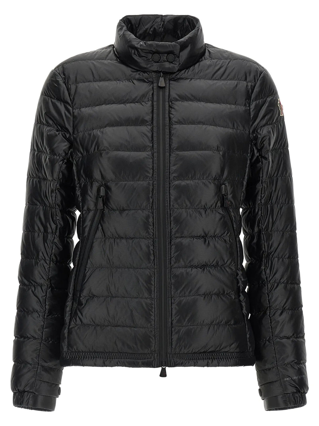 Moncler Grenoble Black Polyamide Full-Length Jacket