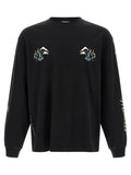 T-shirt noir en coton MONCLER GENIUS