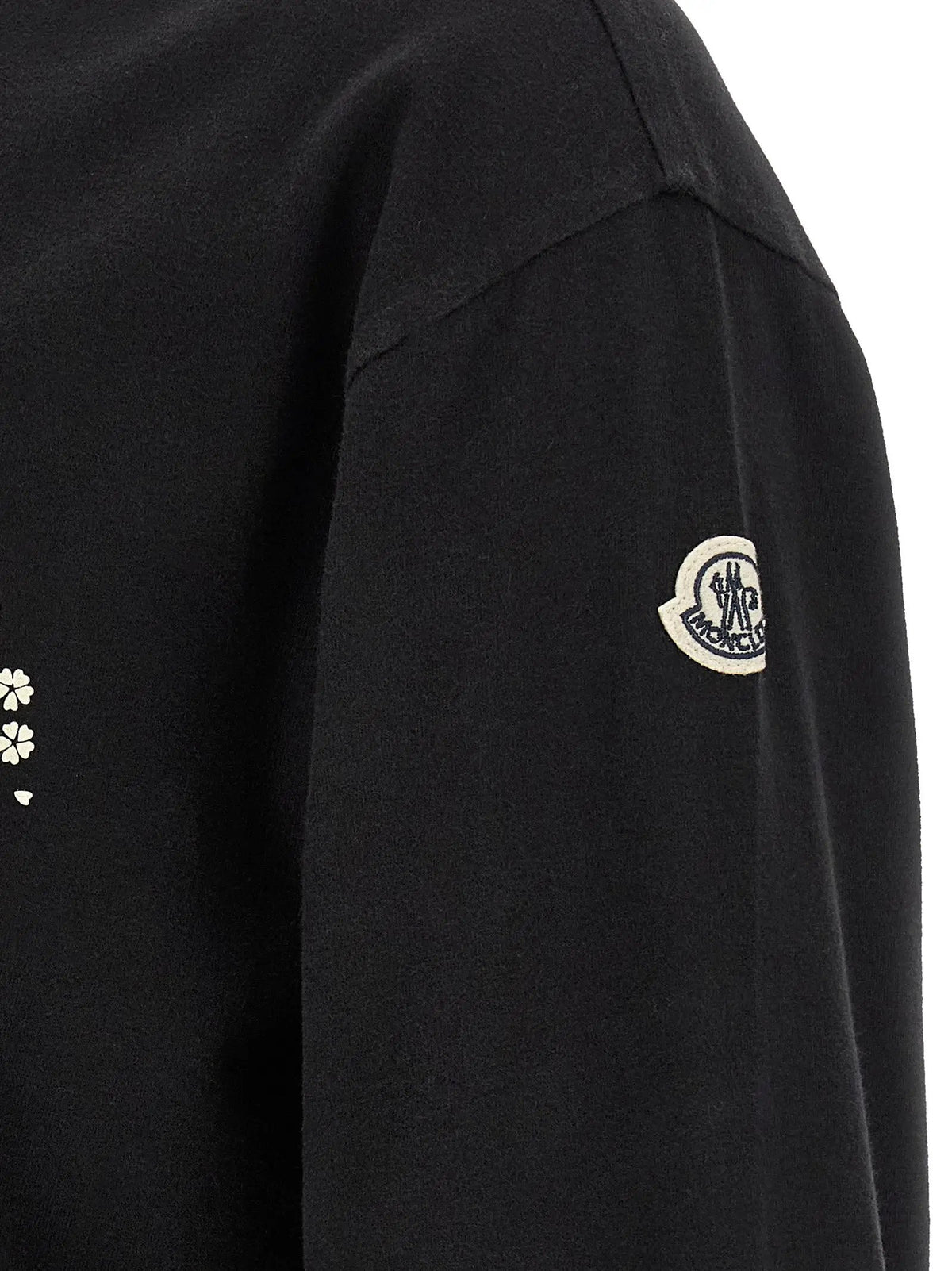 T-shirt noir en coton MONCLER GENIUS