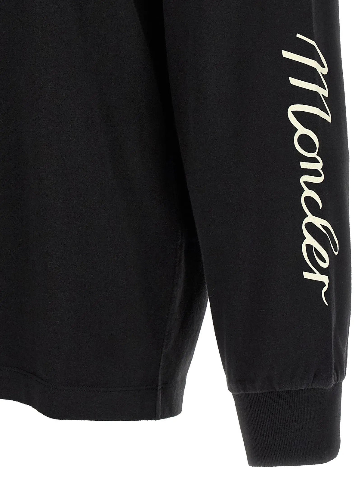 T-shirt noir en coton MONCLER GENIUS