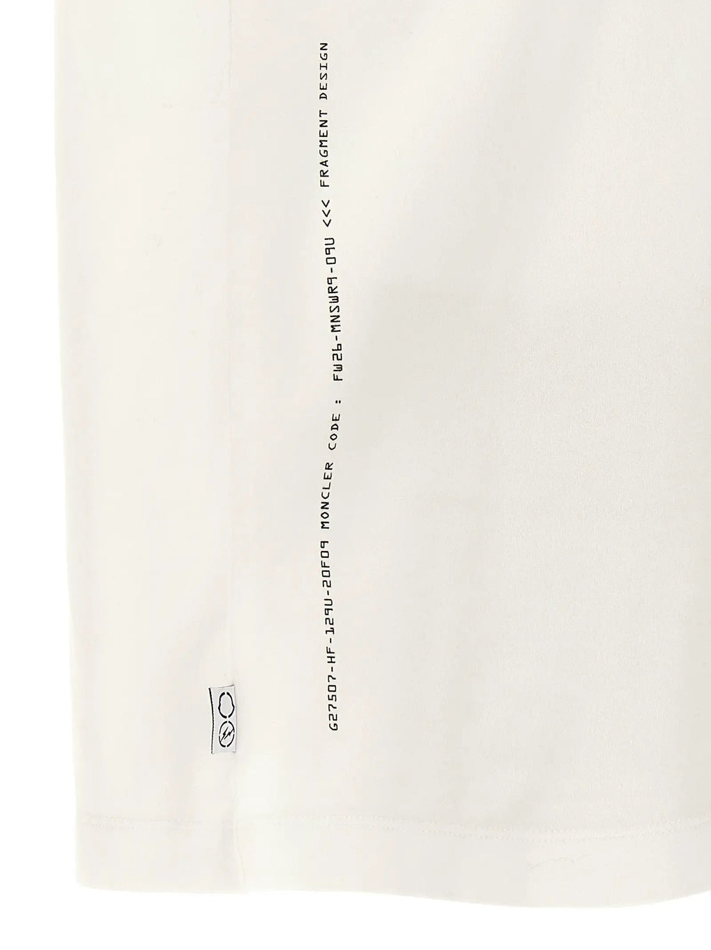 T-shirt en coton blanc MONCLER GENIUS
