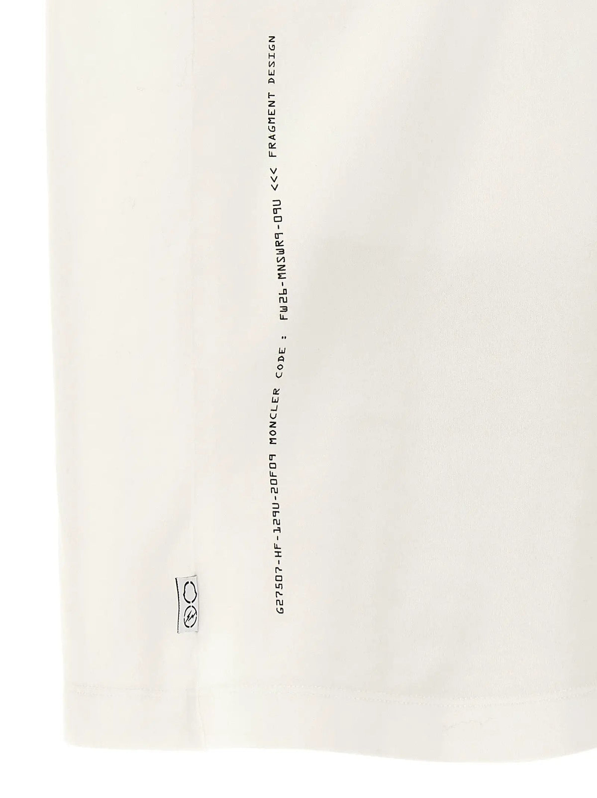 T-shirt en coton blanc MONCLER GENIUS