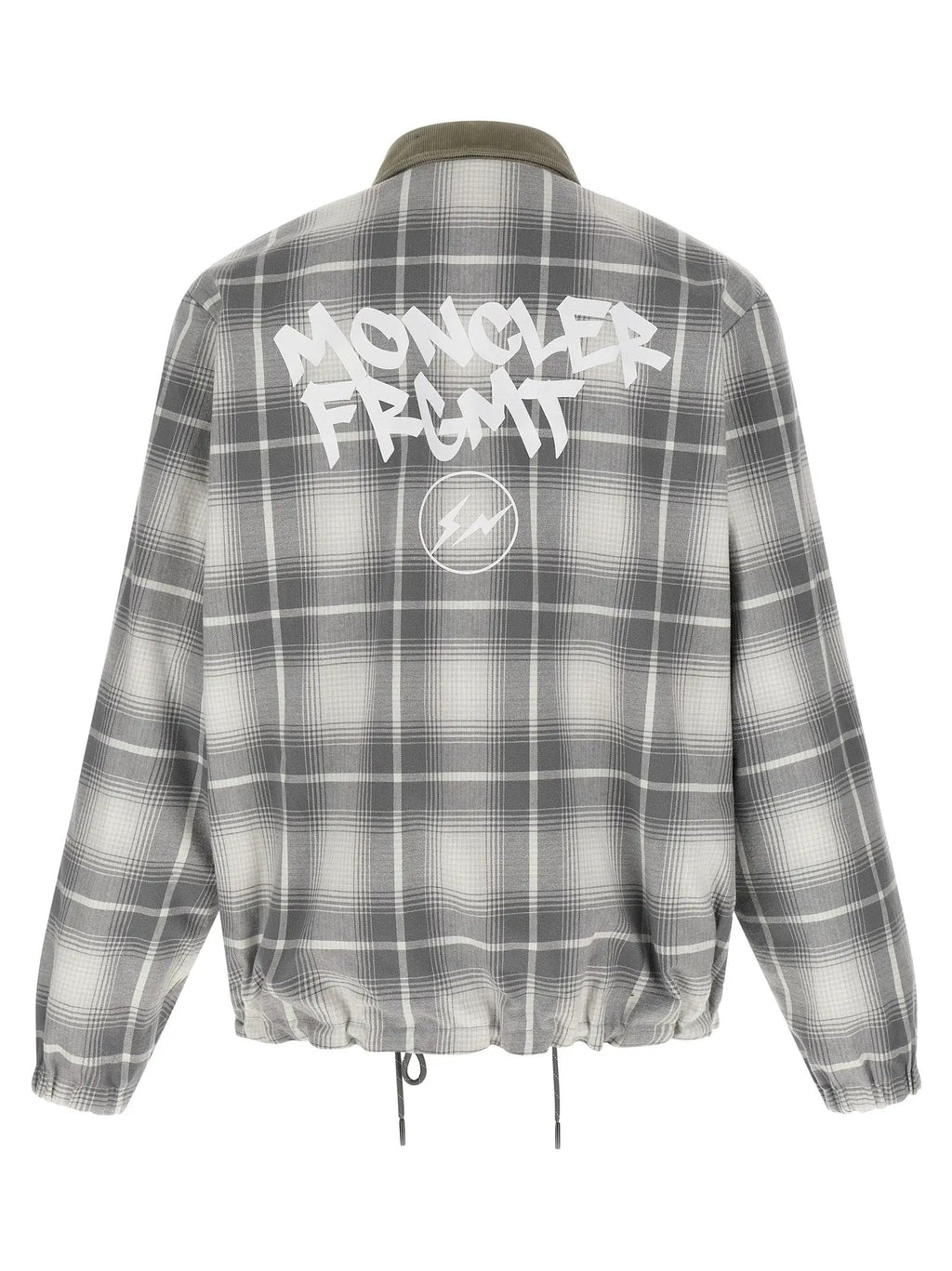 MONCLER GENIUS MONCLER GENIUS Gray Cotton Full-Length Jacket