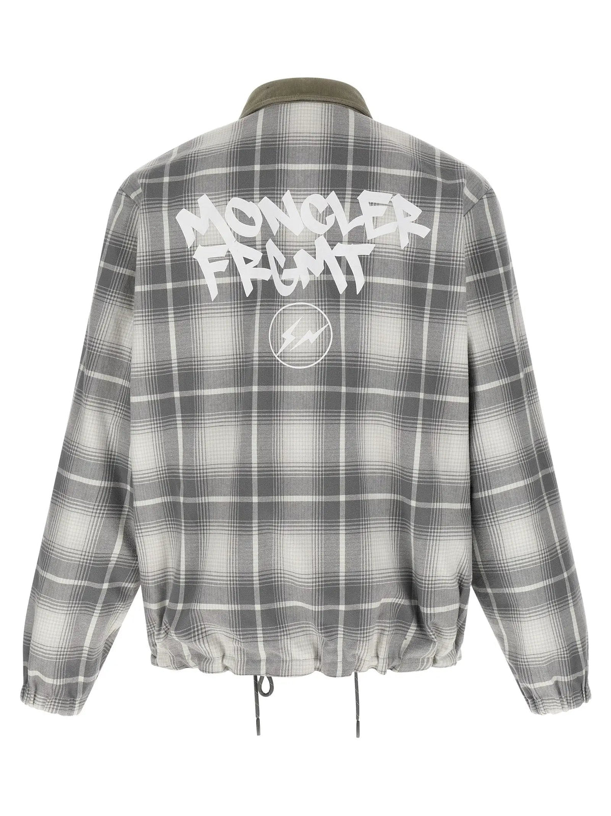 MONCLER GENIUS MONCLER GENIUS Gray Cotton Full-Length Jacket