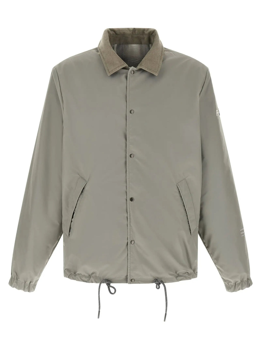 MONCLER GENIUS MONCLER GENIUS Gray Cotton Full-Length Jacket