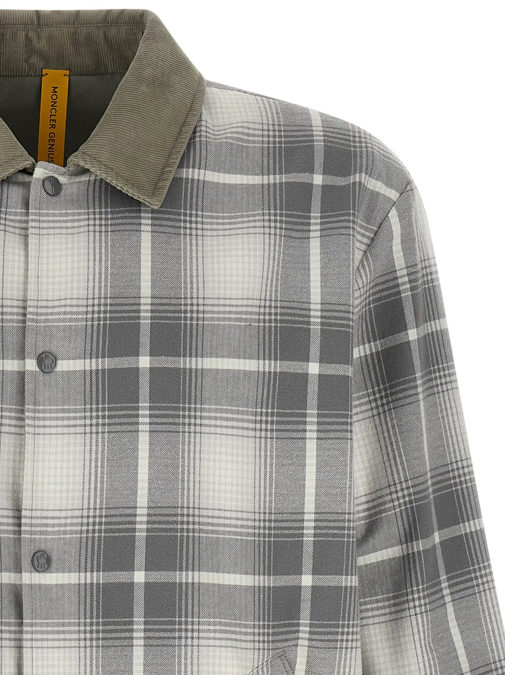 MONCLER GENIUS MONCLER GENIUS Gray Cotton Full-Length Jacket
