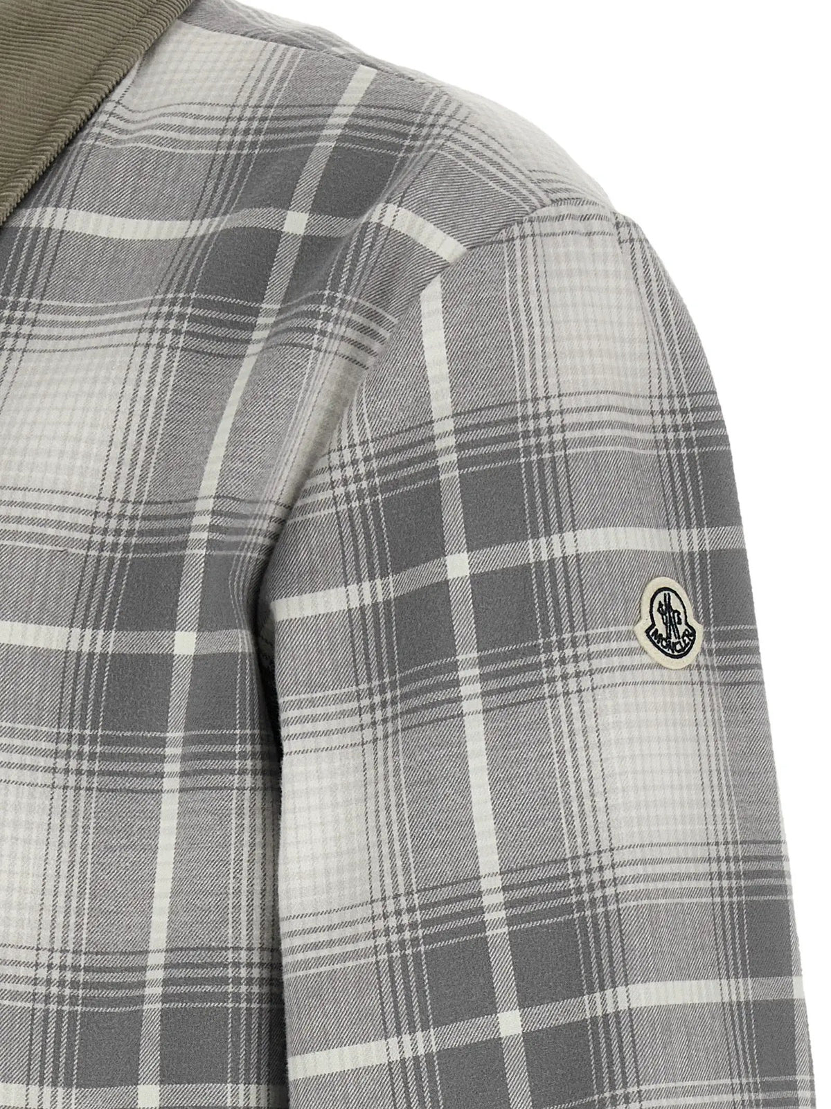 MONCLER GENIUS MONCLER GENIUS Gray Cotton Full-Length Jacket