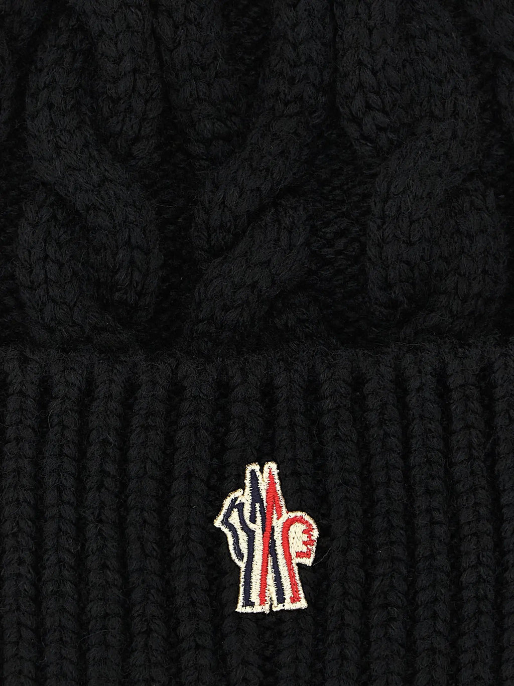 Moncler Grenoble Moncler Grenoble Black Virgin Wool Beanie