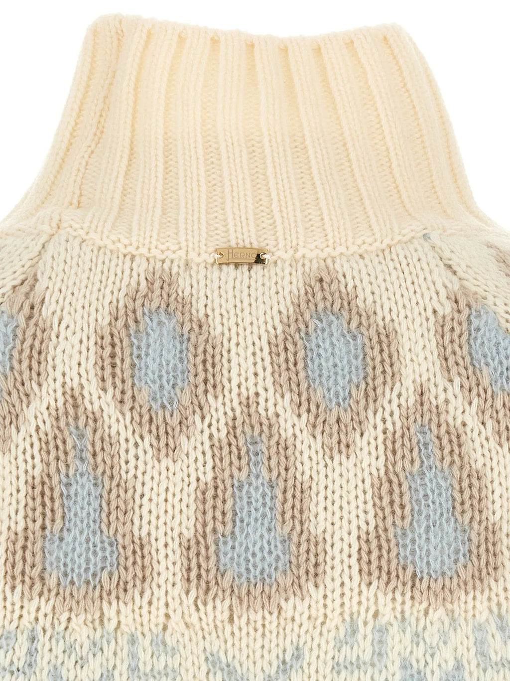 Herno Herno Beige Wool Cardigan