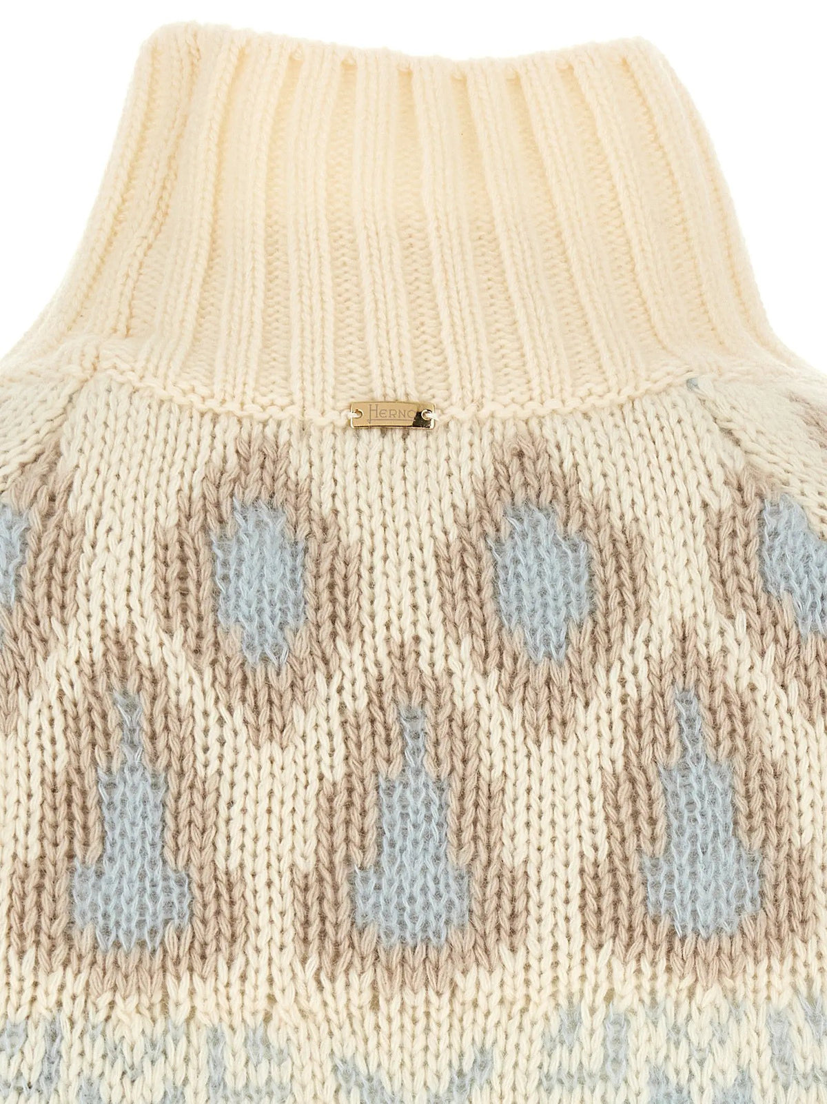 Herno Herno Beige Wool Cardigan