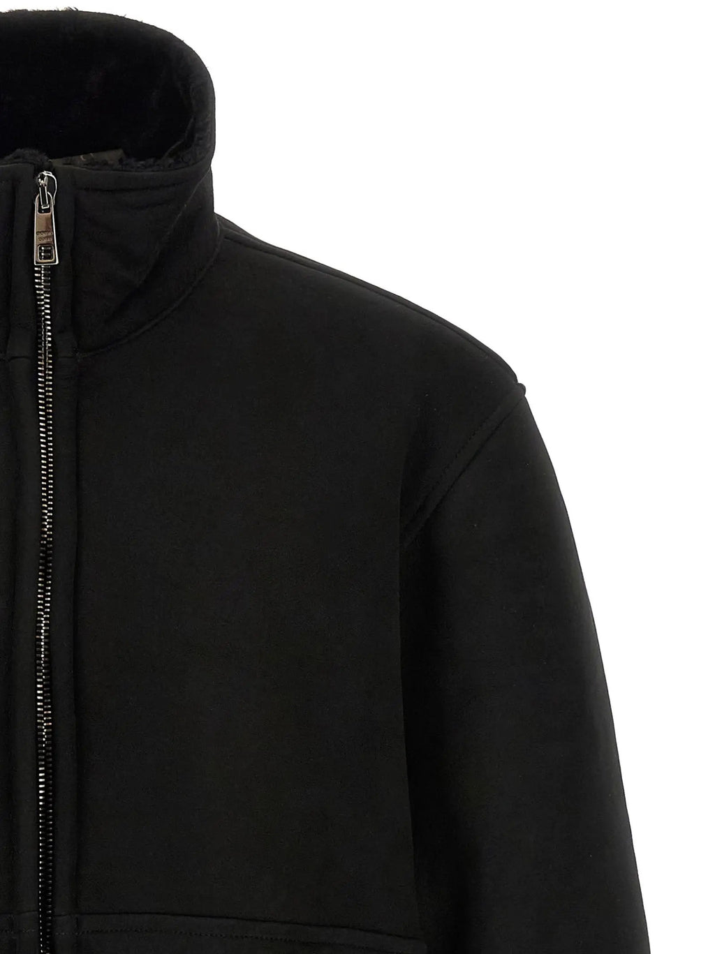 GIORGIO BRATO GIORGIO BRATO Black Lamb Leather Coat