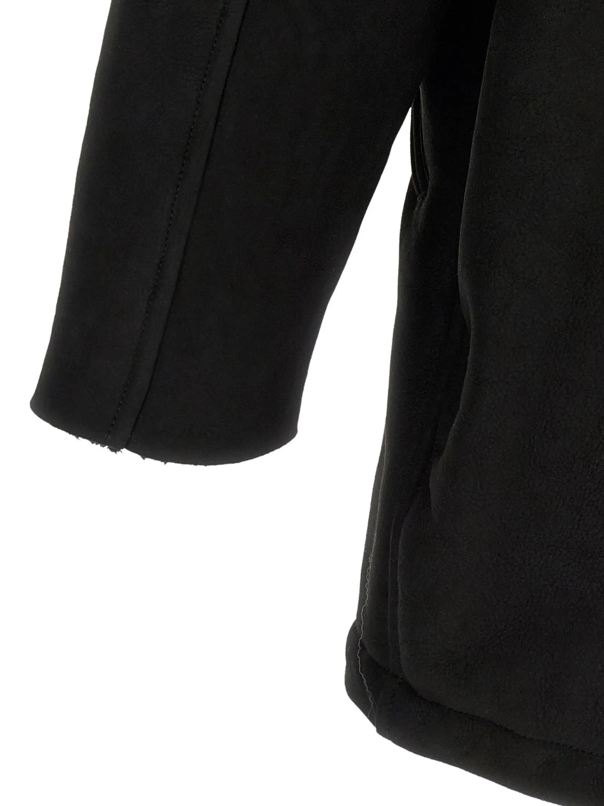 GIORGIO BRATO GIORGIO BRATO Black Lamb Leather Coat