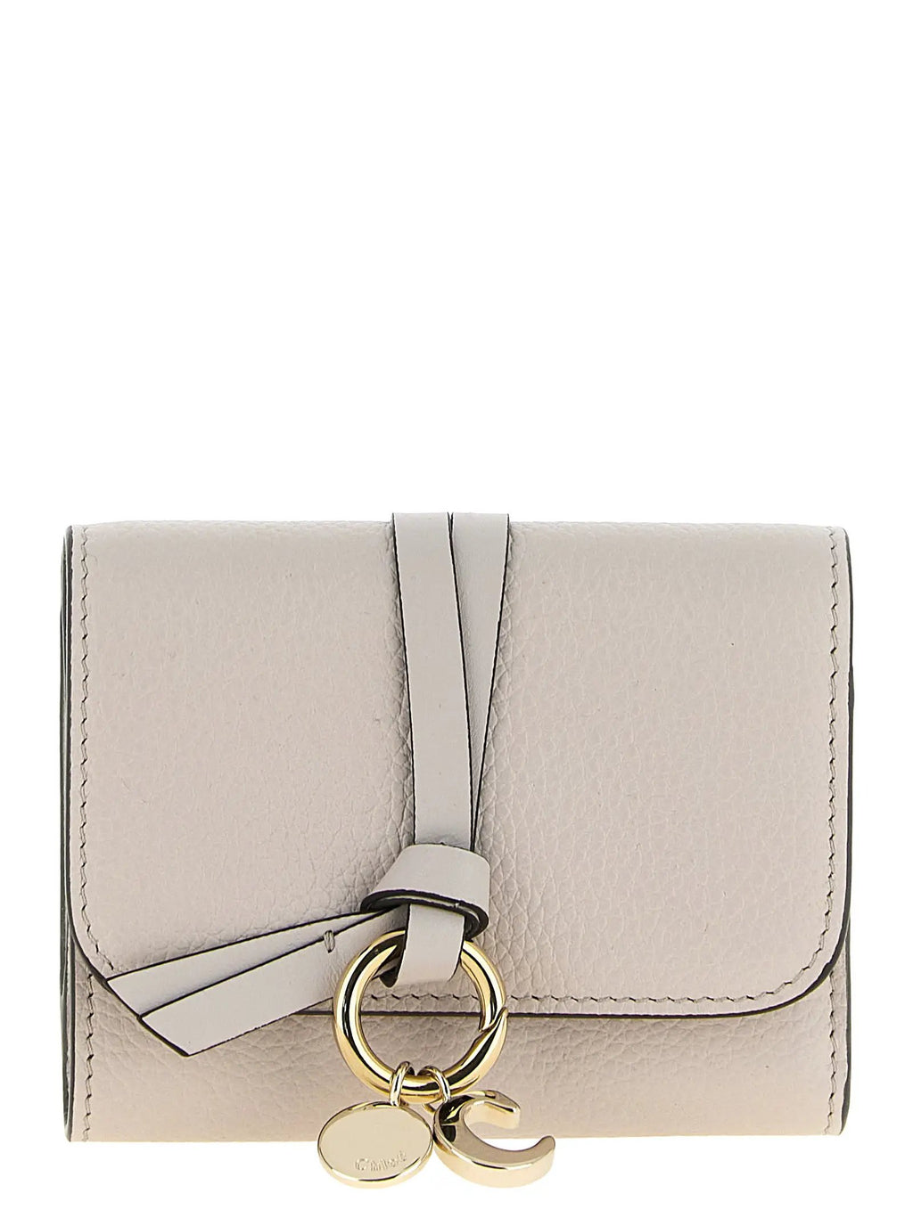 Chloé Chloé Gray Calfskin Cardholder