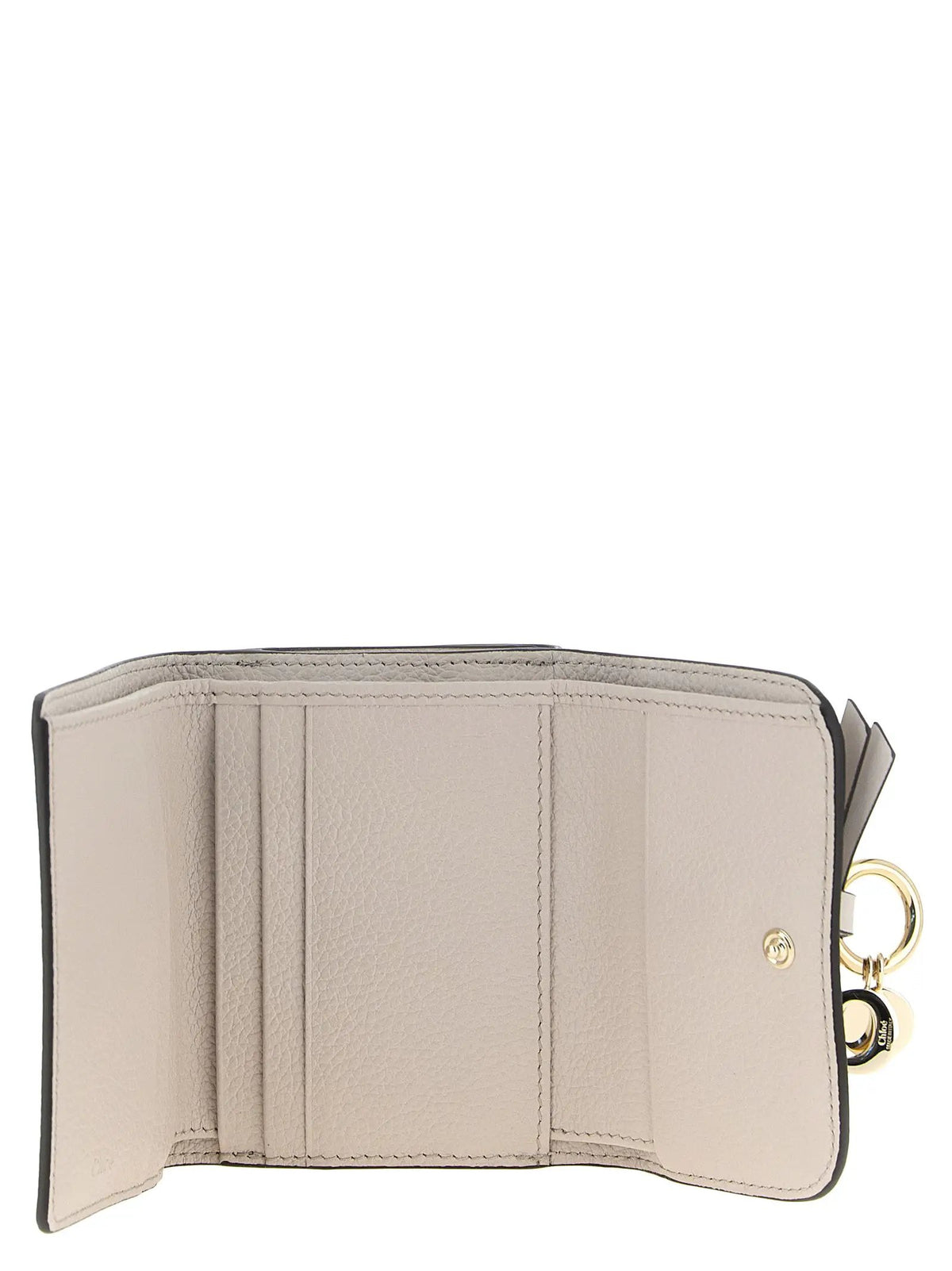 Chloé Chloé Gray Calfskin Cardholder