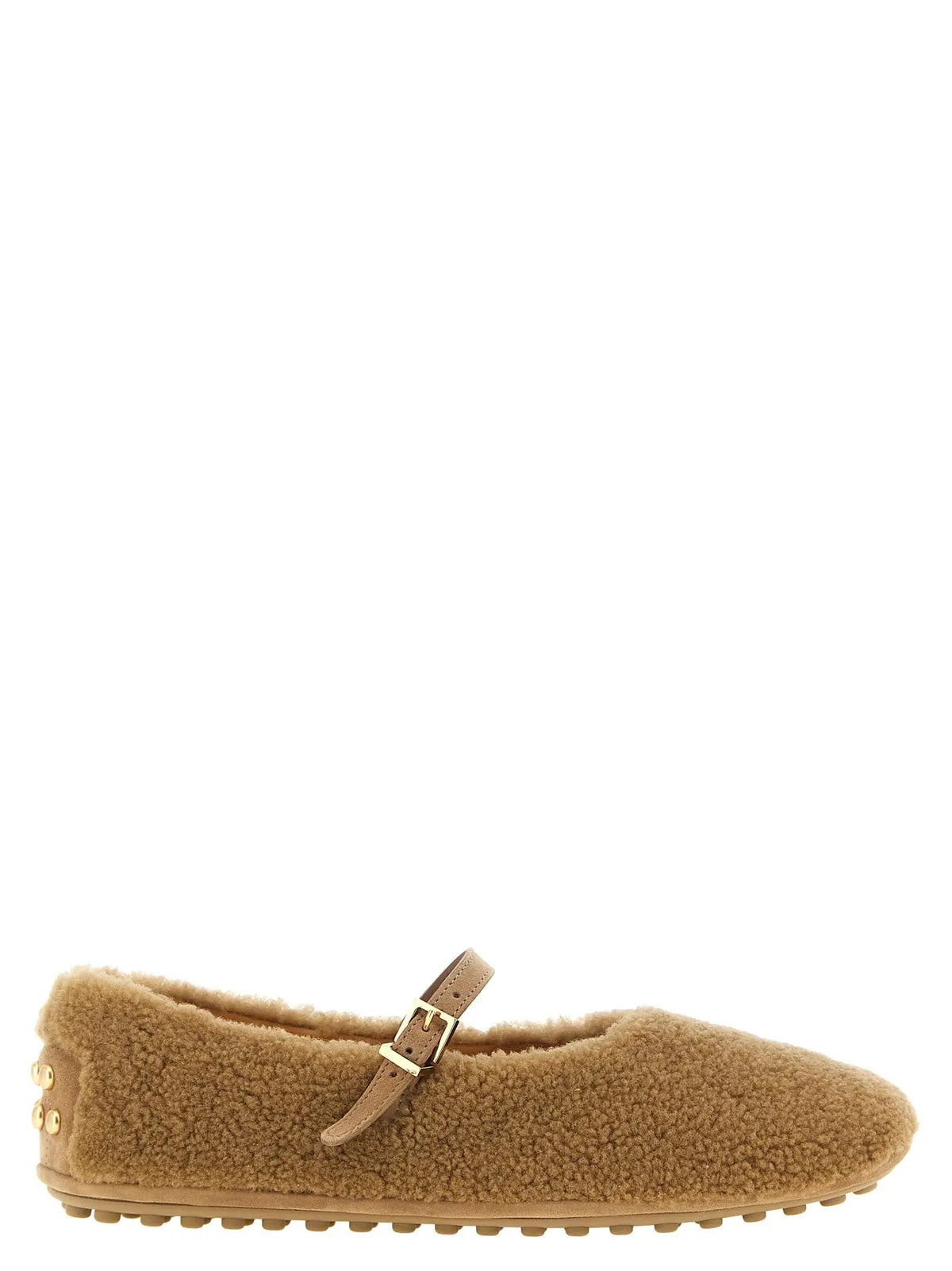 Tod's Tod's Beige Lamb Leather Ballet Flats